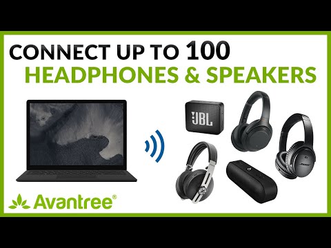 Connect up to 100 Speakers or Headphones Wirelessly - Connect Multiple Wireless Devices