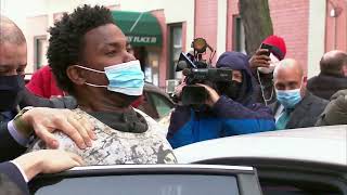 RAW: Walk of suspect in Burger King murder