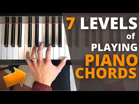 7 Levels of Playing Piano Chords (for Left Hand)