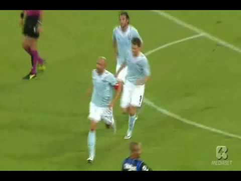 Calcio 2010 : J01 : Lazio Rome - Atalanta : 1-0