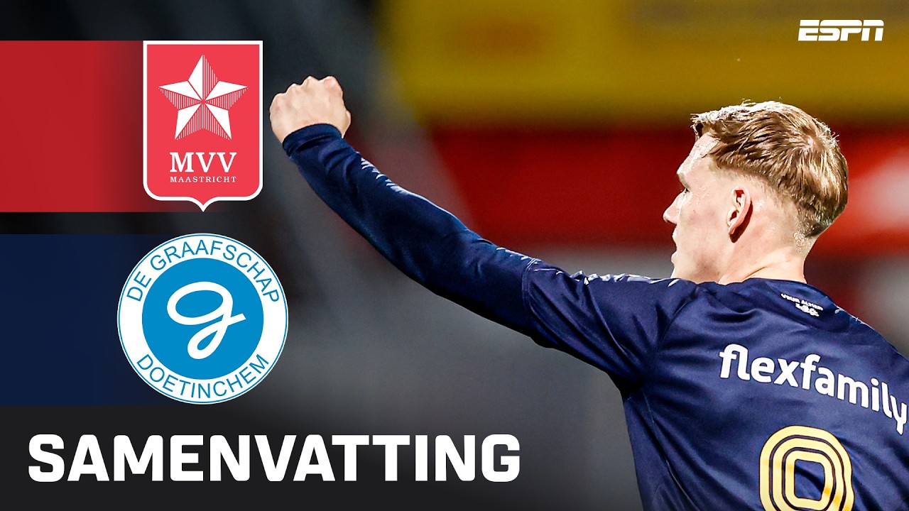 MVV Maastricht vs De Graafschap Highlights