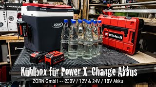 Kühlbox von Zorn mit Power X-Change Akkusystem