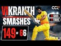 Vikranth S BRUTAL 149 Off 66 VELS Chennai Kings Vs Mumbai Heroes CCL 2026 Highlights