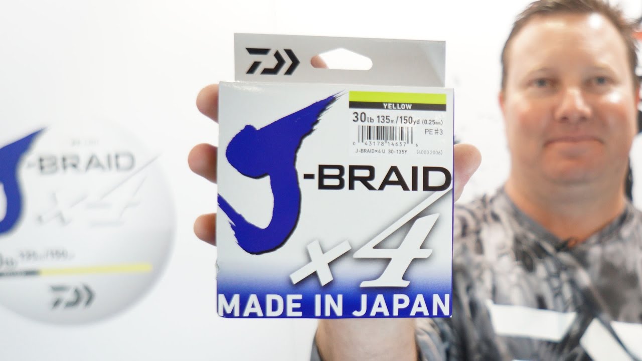 Pintas valas Daiwa J-Braid X4 Yellow 135m Pintas valas Daiwa J-Braid X4 Yellow 135m