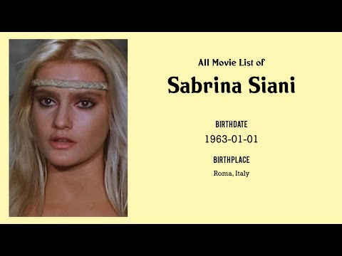 Sabrina Siani Movies list Sabrina Siani| Filmography of Sabrina Siani