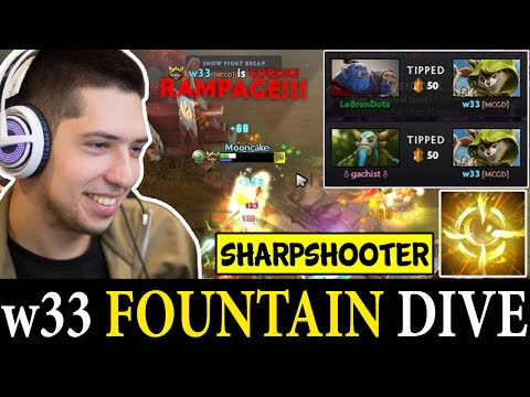 HOODWINK PLAYING SAFE LANE BY w33 | Dota 2 Pro Players Clips