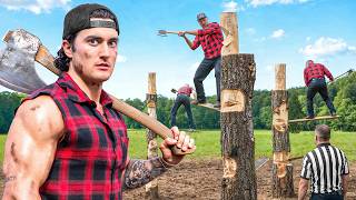 I Tried Timbersports! *Near Death Experience*