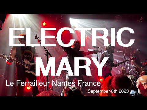 ELECTRIC MARY Live Full Concert 4K @ Le Ferrailleur Nantes September 8th September 2023