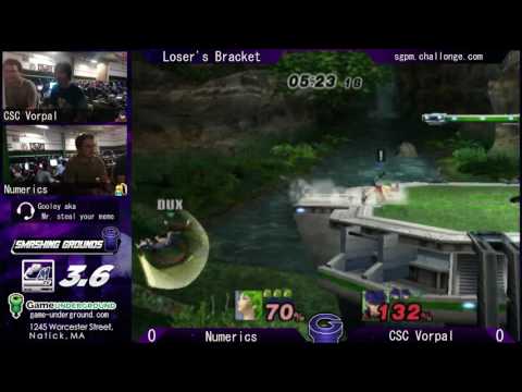 SG at GU 11.12: Numerics (Zero Suit Samus) vs CSC | Vorpal (Ike)