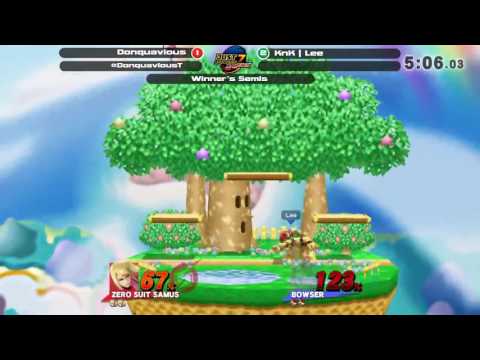 JRWI7 - Donquavious (Greninja, Zero Suit Samus) vs KnK | Lee (Bowser, Metaknight) - Winners Top8