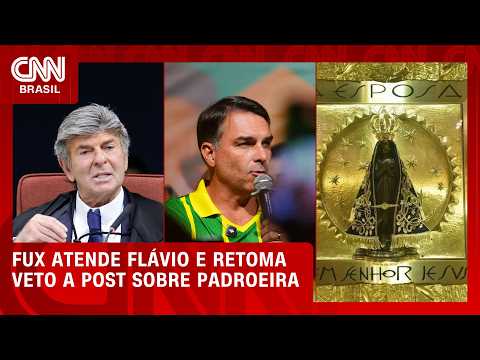 Fux atende Flávio retoma veto a post sobre Nossa Senhora | CNN 360°
