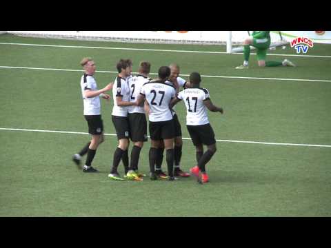 Ross Lafayette opens scoring in Kent Reliance Senior Cup final for Dover Athletic vs Welling United