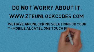 How to unlock T-MOBILE ALCATEL ONE TOUCH FIERCE XL - ZTE unlock codes