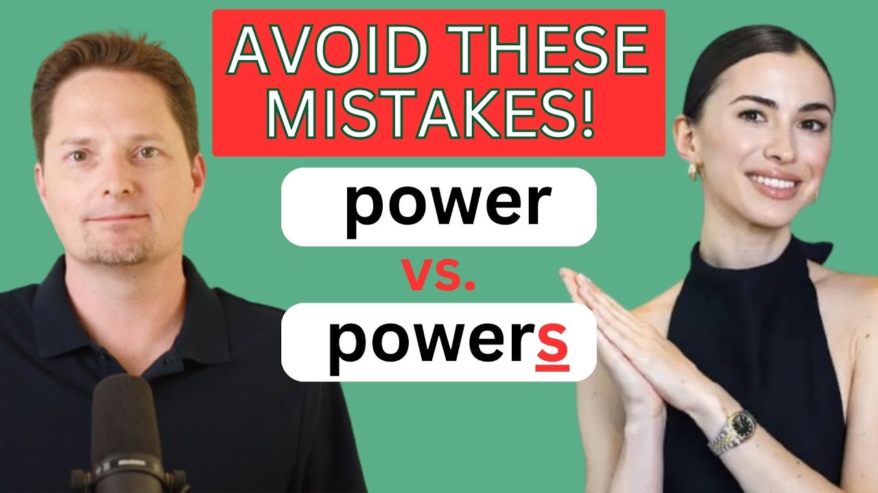AVOID THESE COMMON MISTAKES WITH MARINA MOGILCO/ LINGUAMARINA/LINGUATRIP/COUNTABLE NOUNS IN ENGLISH