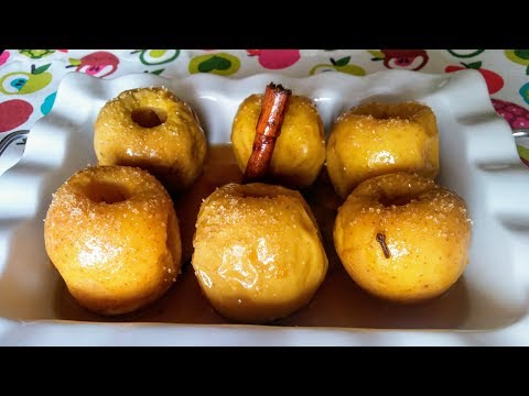 MANZANAS ASADAS EN MICROONDAS // BEATRIZ-COCINA.