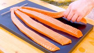 Slice Salmon Into 4 Strips & Grill It – You Won’t Believe Your Eyes!
