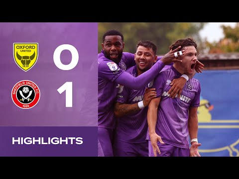 Oxford United 0-1 Sheffield United | EFL Championship highlights