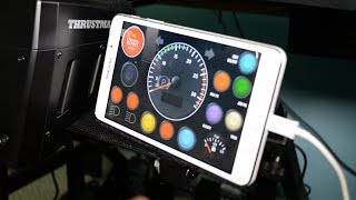 Virtual Button Box SIM Dashboard For Smart Phone or Tablet