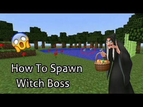 How to Spawn Ultra Witch Boss | MinecraftPE