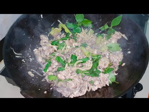 Making Fried Frogs With Ginger - Very Delicious Recipe