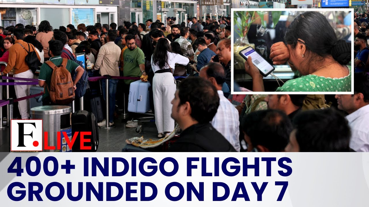 Firstpost LIVE: Indigo Crisis Enters 7th Day, 400+ Flights Hit in Delhi, Bengaluru, Hyderabad | N18G