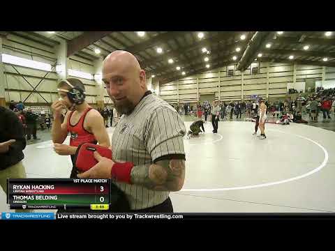 119 Lbs 1st Place Match - Thomas Belding, Oregon Vs Rykan Hacking, Uintah Wrestling Caa0