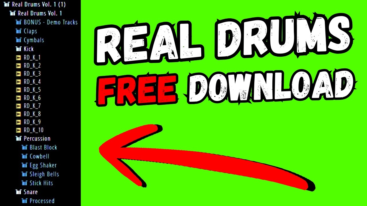 Real Drum Samples - Free Real Drums || Soundpacks