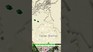 OP water 💦 clutch 🤯 in minecraft.. 40 block.#legend