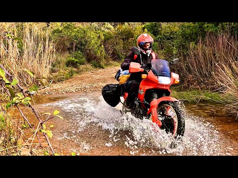 OFF-ROAD on the Adventure Country Tracks Portugal (ACT), Motorcycle Journey Honda Dominator /17