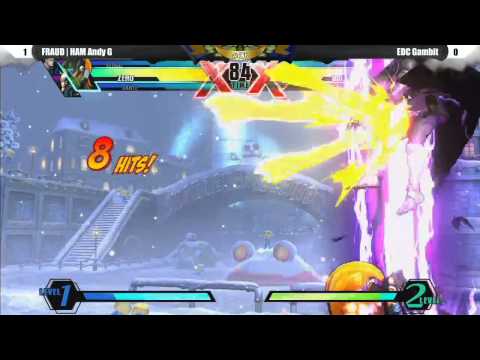 UMvC3 FRAUD HAM Andy G vs EDC Gambit - CW6