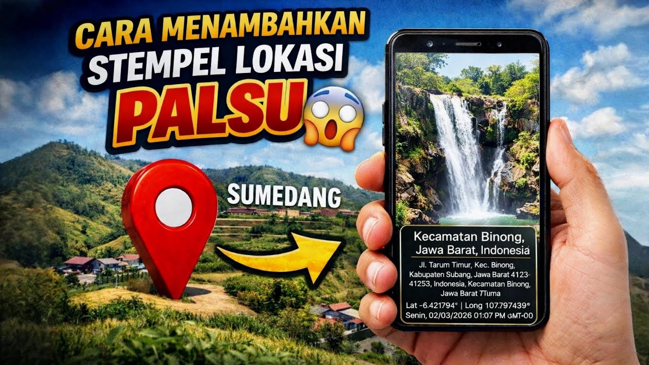 Cara Menambahkan Stempel Lokasi Palsu Pada Foto 