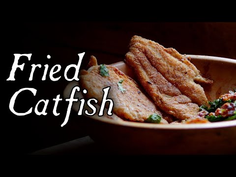 Fried Catfish With Turnip Greens