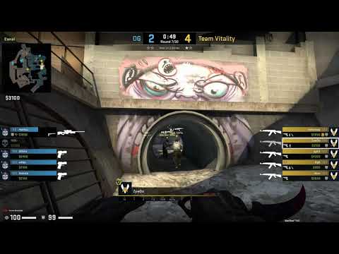 CSGO POV ZywOo (43/39) vs. OG [de_overpass] - cs_summit 6 Europe (01.07.2020)