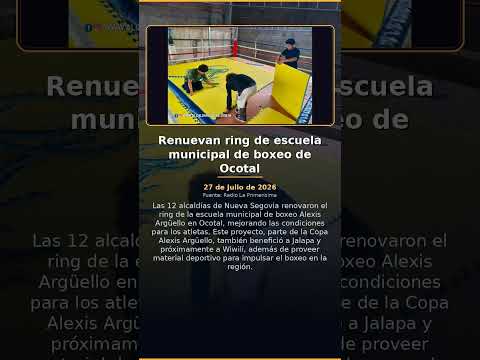Renuevan ring de escuela municipal de boxeo de Ocotal