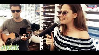 Lina Mayer - Don&#39;t Leave Me Now / Say Something Mashup (Live)