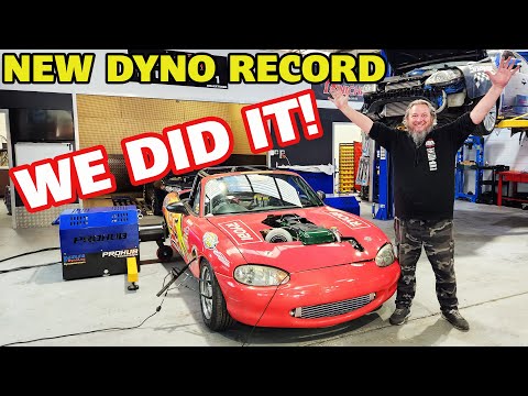 CARNAGE - The Barra Miata (MX5) Makes Insane Power!