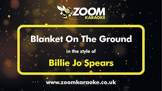 Billie Jo Spears - Blanket On The Ground - Karaoke Version from Zoom Karaoke