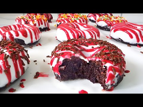 How To Make Donut Cake | Chocolate Donut Cup Measurements | Donut Silicone Mold Recipe