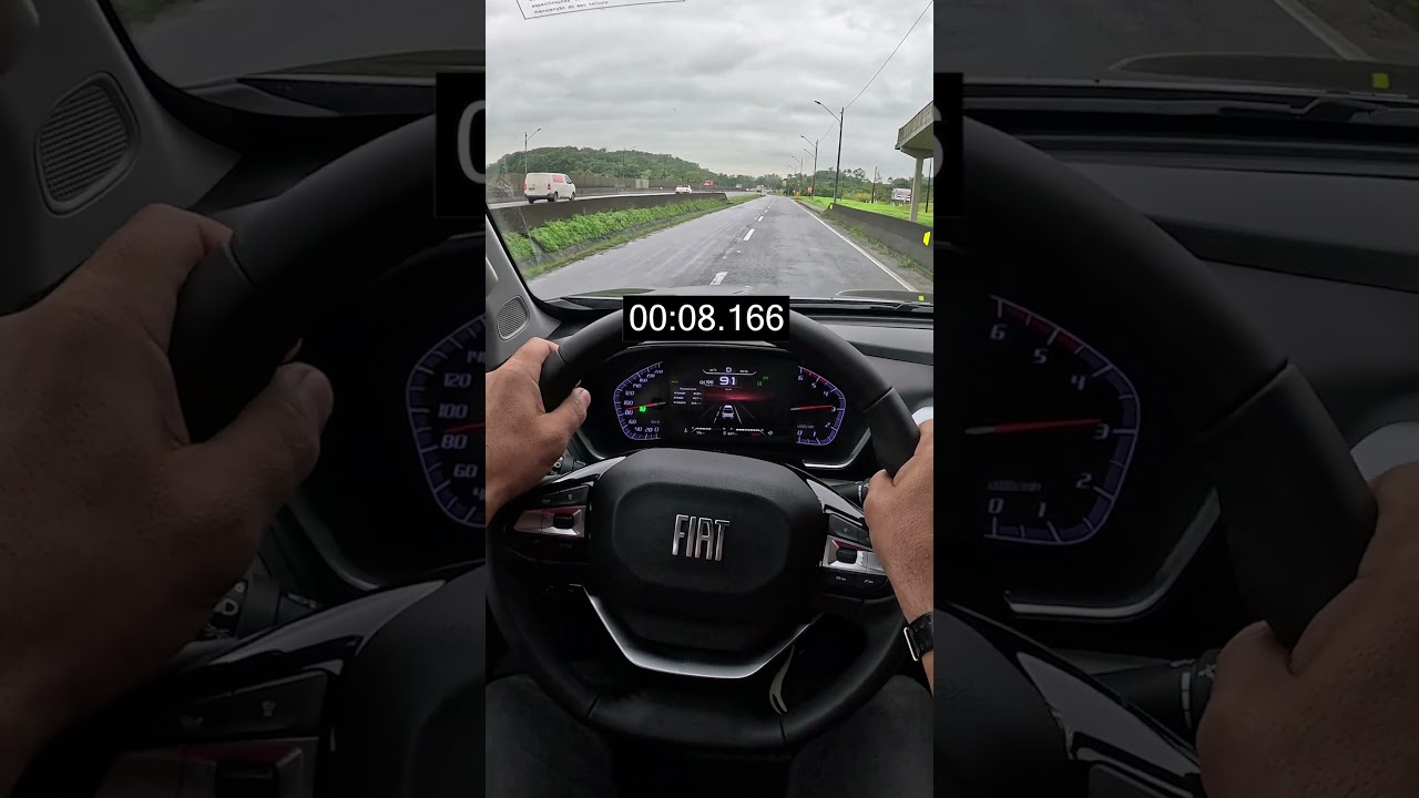 Fiat Titato Ranch 2026 no teste de 0 a 100! #fiattitano #pickup #agro