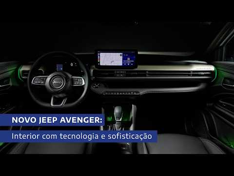 Novo Jeep Avenger | Interior com tecnologia e sofisticação