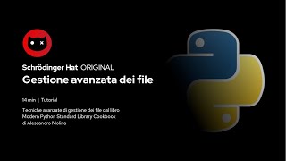 Potremmo usare python - gestione avanzata dei file