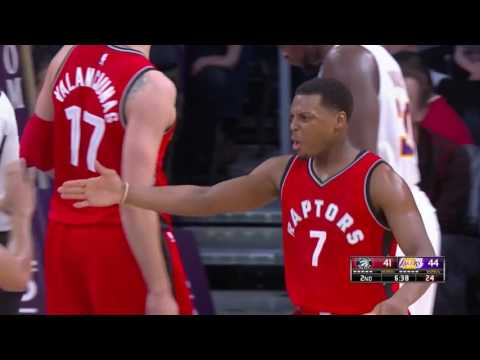 Kyle Lowry And One   Raptors vs Lakers   January 1, 2017