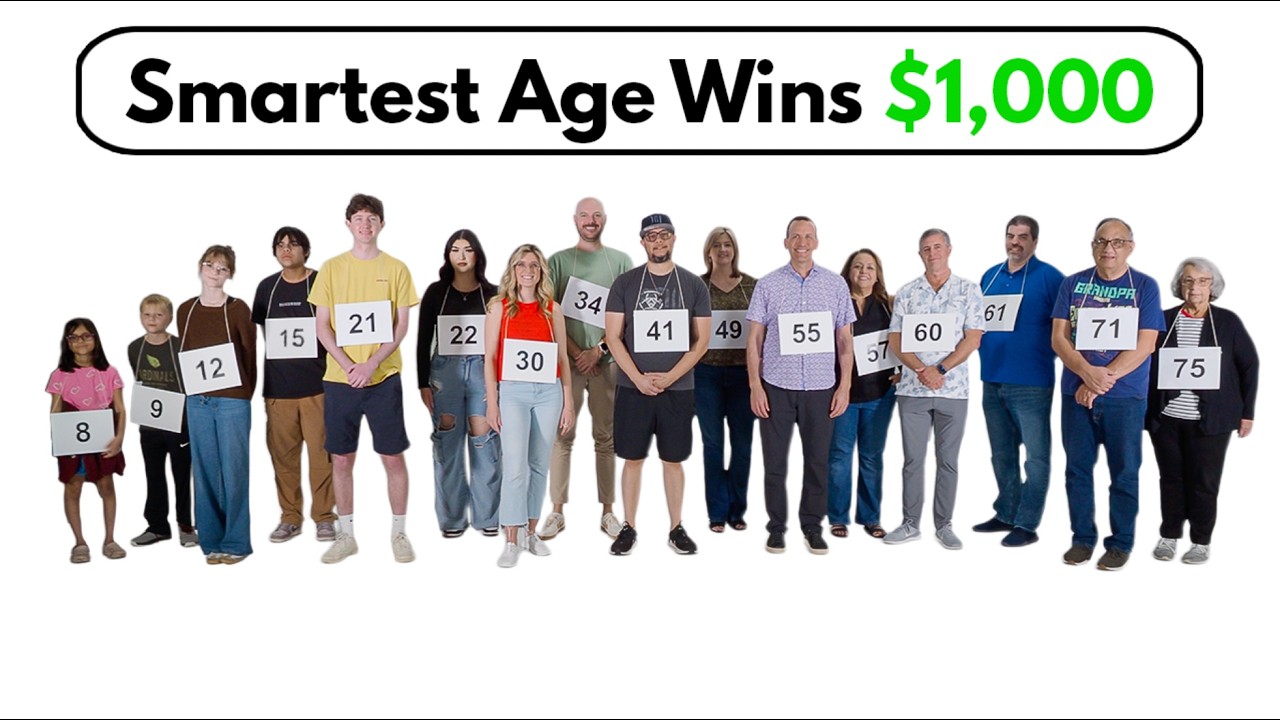 Ages 1 - 80 vs General Knowledge Quiz