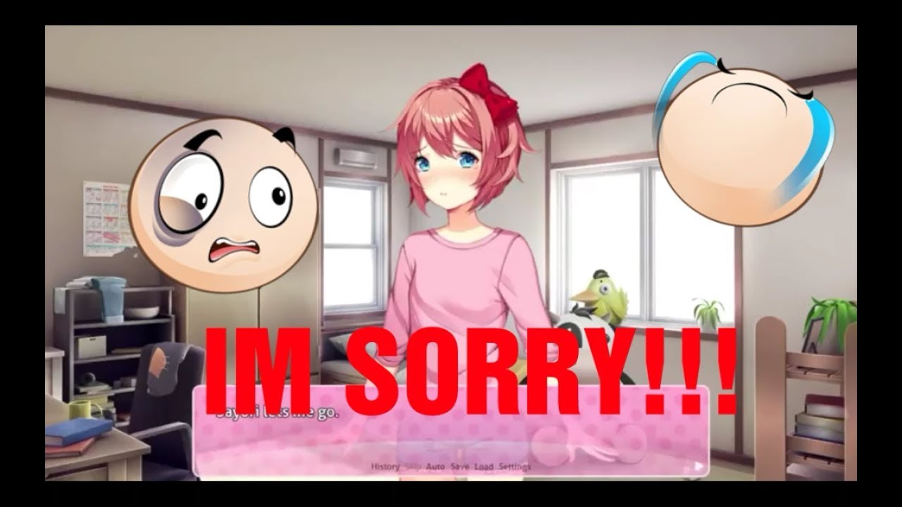 [WARNING:not for kids]IM SORRY SAYORI!!!/Doki Doki Literature Club (ENDING)