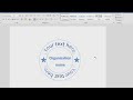 Quick And Simple Way To Create Logo Or Stamp In Word