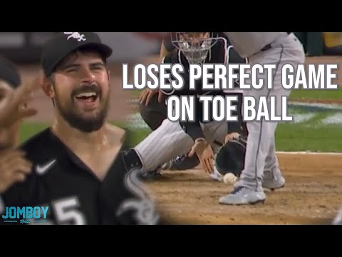 Here's The Heartbreaking Moment When A 'Toe Ball' Ruined This Pitcher's Perfect Game