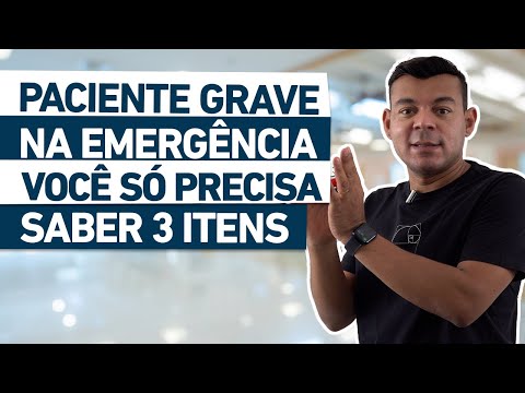 COM APENAS 3 ITENS VOCÊ JÁ CONSEGUE IDENTIFICAR UMA EMERGÊNCIA