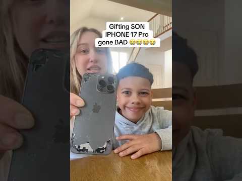 Son BROKE his NEW IPhone 17 Pro 😭😭😭