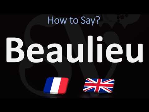 How to Pronounce Beaulieu? | French Vs English, Pronunciation Guide