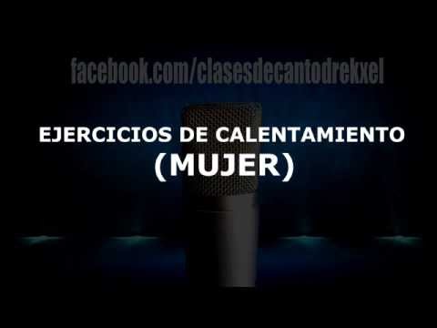 EJERCICIOS DE CALENTAMIENTO 10 MIN. (MUJER) * 1era. parte 🎤   // Vocal Warm Up //